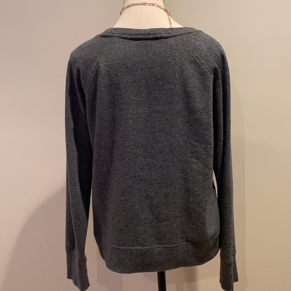 DKNY Women's Rhinestone Logo Crew Neck - Picture 5 of 7